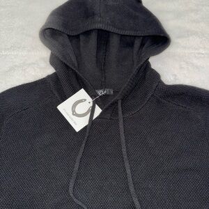 Large Rails Black Hoodie Sweater